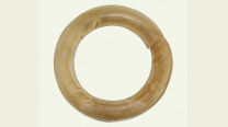 Žiedas - kramtukas iš jaučio odos, 15cm